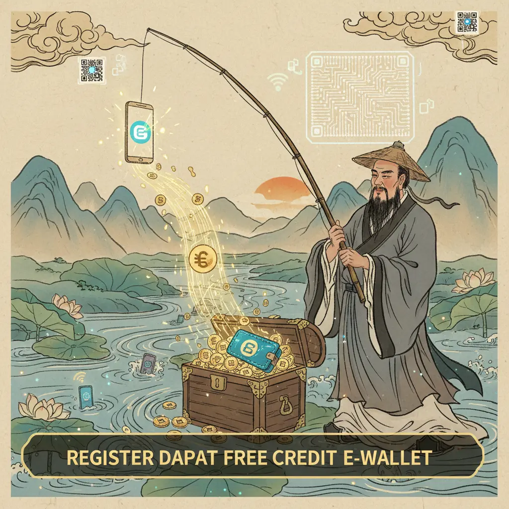register dapat free credit e-wallet - Fishing