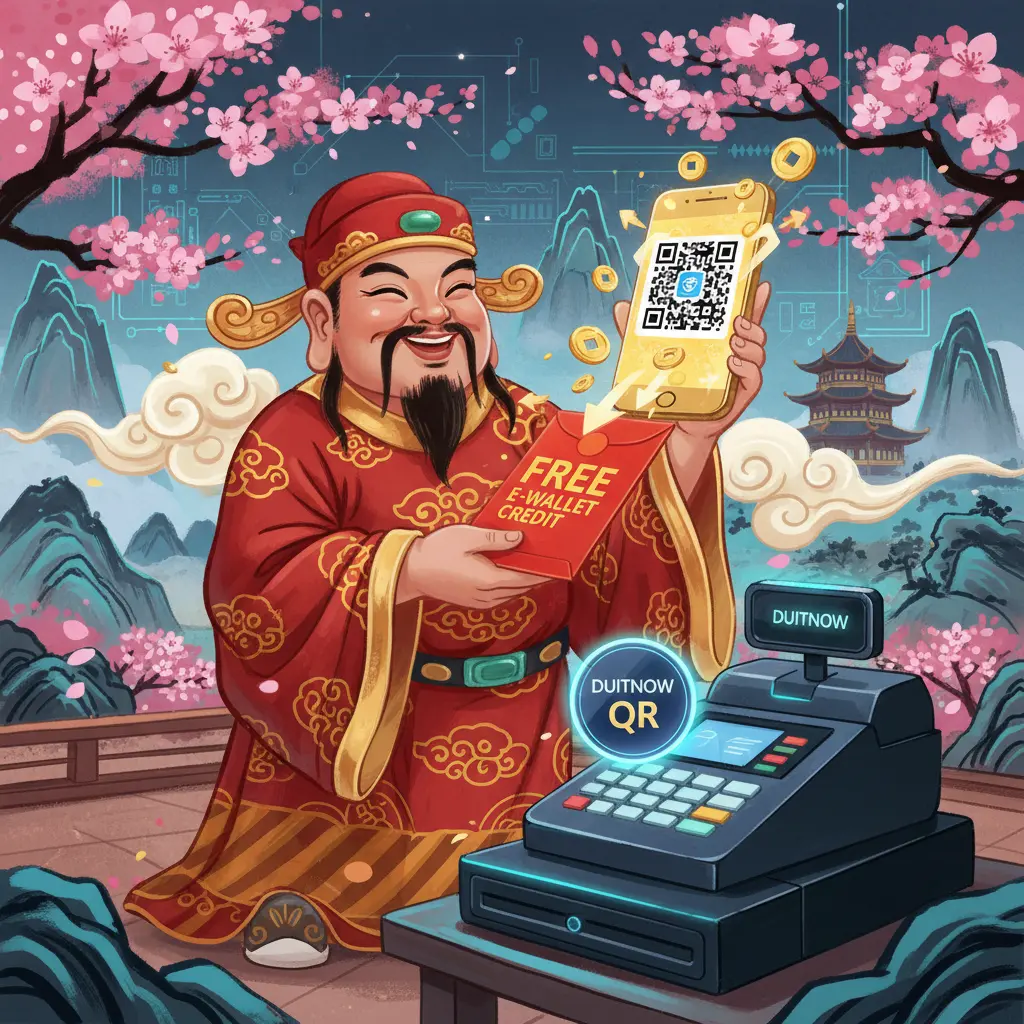 register dapat free credit e-wallet - DuitNow